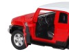 Машина "АВТОПАНОРАМА" Toyota FJ Cruiser, красный, 1/32, свет, звук, инерция, в/к 17,5*13,5*9 см