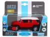 Машина "АВТОПАНОРАМА" Toyota FJ Cruiser, красный, 1/32, свет, звук, инерция, в/к 17,5*13,5*9 см