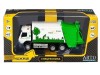 Машина "АВТОПАНОРАМА" Volvo мусоровоз, белый, 1/50, свет, звук, в/к 28*14*10 см