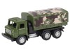 Машина "АВТОПАНОРАМА" "Грузовик", хаки, 1/32, свет, звук, инерция, в/к 24*8*10 см