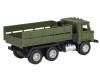 Машина "АВТОПАНОРАМА" "Грузовик", хаки, 1/32, свет, звук, инерция, в/к 24*8*10 см