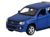 Машина "АВТОПАНОРАМА" Volkswagen Amarok, синий, 1/46, инерция, откр. двери, в/к 17,5*12,5*6,5 см