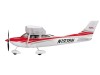 Радиоуправляемый самолет Top RC Cessna 182 400 class красная 965мм KIT