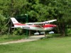 Радиоуправляемый самолет Top RC Cessna 182 400 class красная 965мм KIT