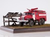 Сборная модель AVD Пожарная цистерна АЦ-40 (4320) ПМ-102В, 1/43