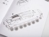 Сборная модель AVD Плавающий танк ПТ-76, 1/43