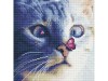 Картины мозаикой 30х30 КОТ С БАБОЧКОЙ (28 цветов)