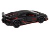 Машина "АВТОПАНОРАМА" Lamborghini SVJ, 1/32, черный матовый, свет, звук, в/к 17,5*12,5*6,5 см
