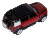Машина "АВТОПАНОРАМА" Land Rover Defender 110, 1/32, красный, свет, звук, в/к 17,5*13,5*9 см