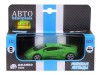 Машина "АВТОПАНОРАМА" Lamborghini Gallardo LP560-4, 1/43, зеленый, инерция, в/к 17,5*12,5*6,5 см