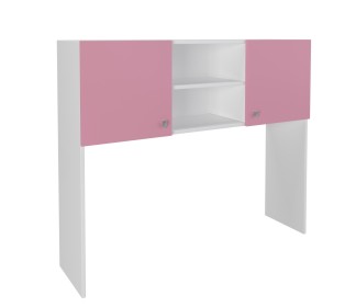 Надстройка стола Белый/Розовый