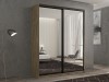 Шкаф-купе 2-х дверный Кааппи 1 Дуб Эвок Прибрежный 120х45х230 см