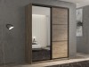 Шкаф-купе 2-х дверный Кааппи 2 Дуб Харбор Эспрессо 120х60х230 см