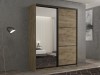 Шкаф-купе 2-х дверный Кааппи 2 Дуб Эвок Прибрежный 120х60х230 см