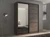 Шкаф-купе 2-х дверный Кааппи 2 Орех Тьеполло 120х60х230 см