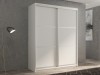Шкаф-купе 2-х дверный Кааппи 4 Белый Бриллиант 120х60х230 см