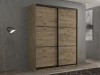 Шкаф-купе 2-х дверный Кааппи 4 Дуб Эвок Прибрежный 160х60х230 см