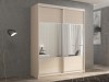 Шкаф-купе 2-х дверный Кааппи 6 Дуб молочный 160х45х230 см
