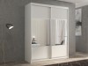 Шкаф-купе 2-х дверный Кааппи 6 Белый Бриллиант 140х45х230 см