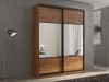 Шкаф-купе 2-х дверный Кааппи 6 Дуб Кастелло Бренди 120х45х230 см