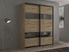 Шкаф-купе 2-х дверный Кааппи 7 Дуб Эвок Прибрежный 160х60х230 см