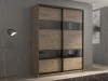 Шкаф-купе 2-х дверный Кааппи 7 Дуб Харбор Эспрессо 120х60х230 см