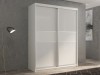 Шкаф-купе 2-х дверный Кааппи 11 Белый Бриллиант 140х45х230 см