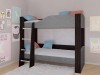 Кровать двухъярусная АСТРА 2 Венге/Железный Камень без ящика