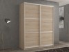 Шкаф-купе 2-х дверный Кааппи 4 Дуб Сонома Светлый 140х60х230 см