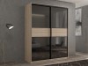Шкаф-купе 2-х дверный Кааппи 12 Дуб Сонома Светлый 160х60х230 см