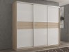 Шкаф-купе 3-х дверный Кааппи 11 Дуб Сонома Светлый 180х60х230 см