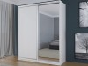 Шкаф-купе 2-х дверный Лаурус 2 Белый 160х45х220 см